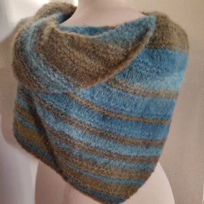 Opskrift Sjal i Colorissimo/Gigante p dansk sendes som PDF